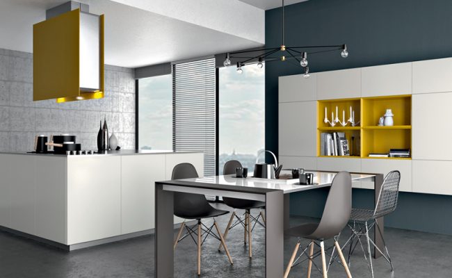 cuisine couleur et blanche