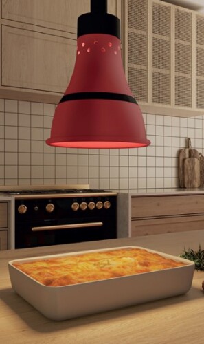 lampe chauffe plat extensible cuisine