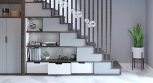 meuble sous escalier sur mesure